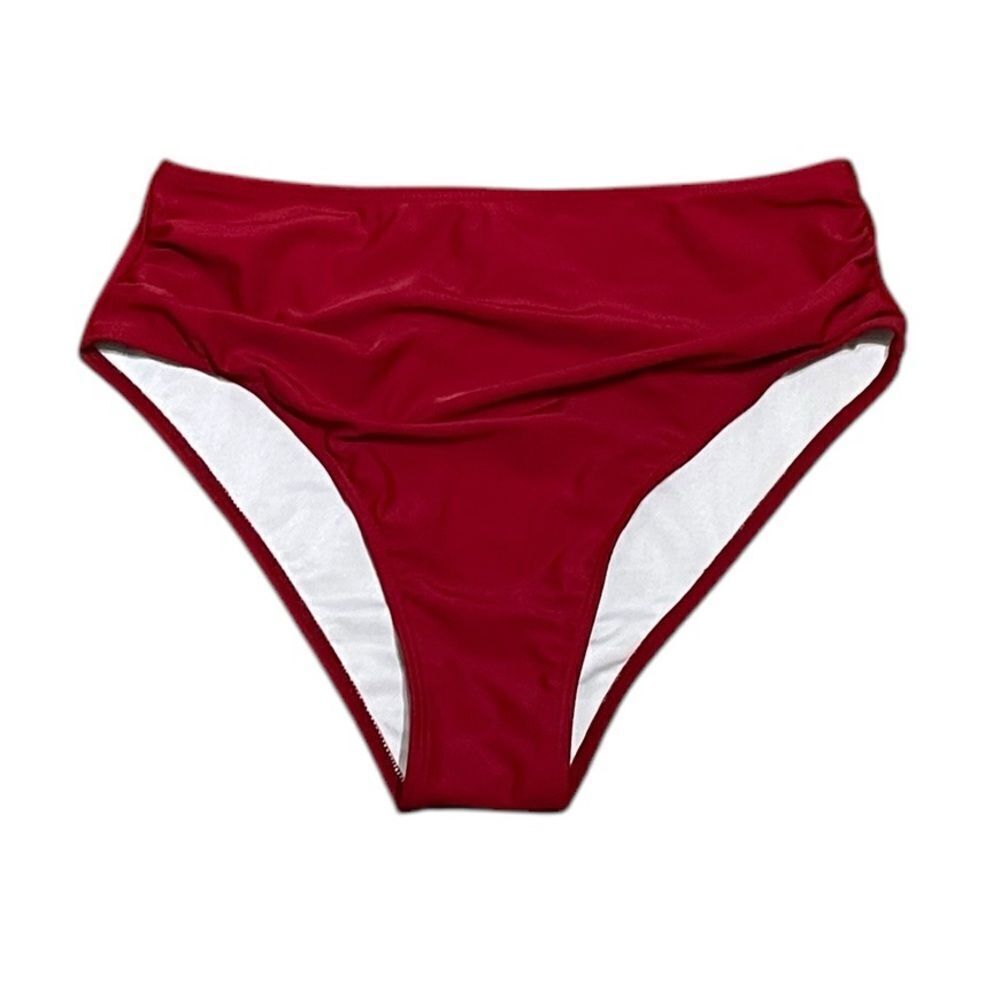 Zaful Red Swim‎ Bikini Bottoms, Size M, US 6, NWOT